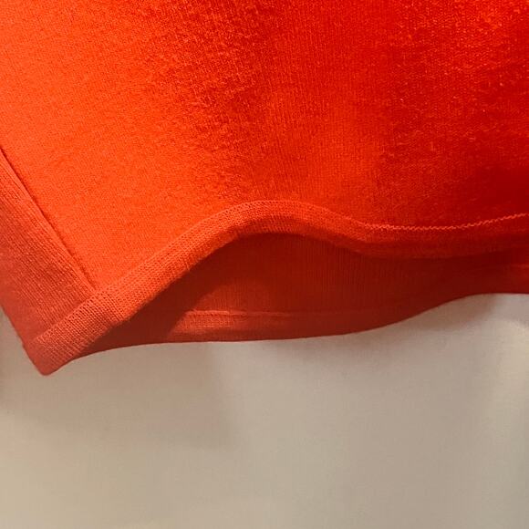 St. Croix Knits VTG Sweater Red Men V Neck Zephyr Wool Pullover Holiday XL - Picture 3 of 5